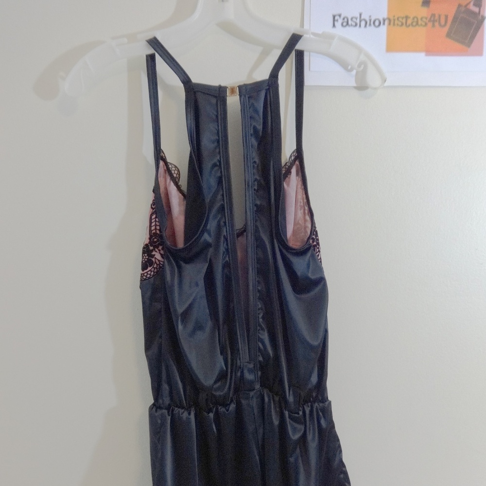 LINDY Pink & Black Lingerie Size Medium - Picture 4 of 8